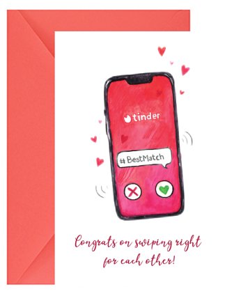 Kartka na ślub Tinder, Design Your Wedding