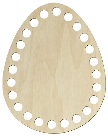 Baza Spód Koszyka WIELKANOC Drewniane Jajko Pisanka Świąteczna Zawieszka, smxdsgn