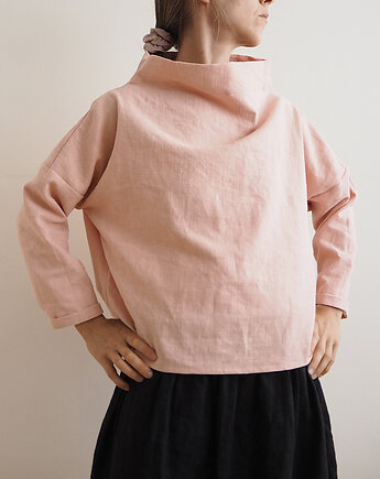 Lniana lekka bluza, madebyjokpa
