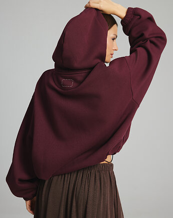 Bluza burgundowa BIGGIE zip, RONKA