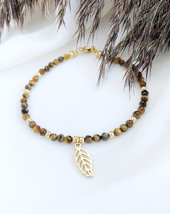 Bransoletka Little Luck Autumn tygrysie oko, Gleeme Jewellery