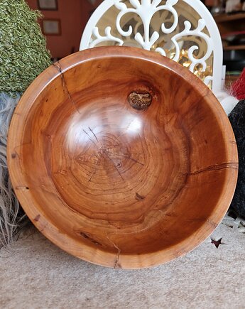 Ręcznie wykonana misa z drewna naturalnego, Fairytalewood