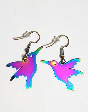 Kolekcja Starlight - kolczyki Koliber - stal, yenoo