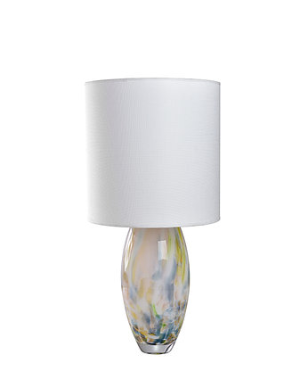 Lampa stołowa z abażurem białym SPACE I, GIE EL