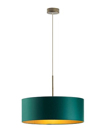 Nowoczesna lampa wisząca do salonu z abażurem SINTRA GOLD fi - 50 cm, LYSNE