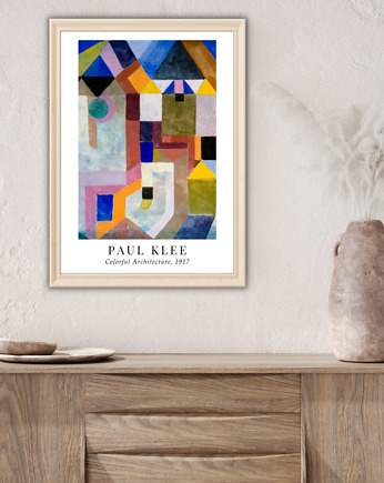 Plakat reprodukcja Paul Klee "Colorful Architecture", Well Done Shop