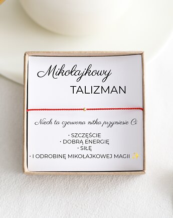 Prezent na Mikołajki, Bransoletka Ochronna Czerwona Nitka, Vinci Woman
