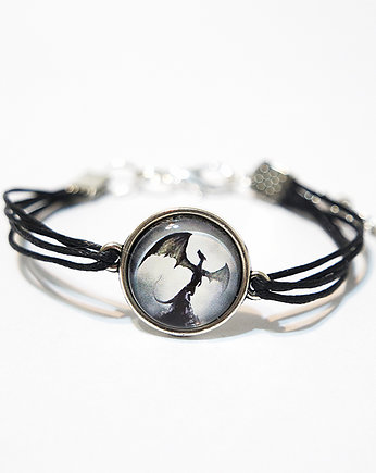 Bransoletka - Smok cienia  - czarna, yenoo