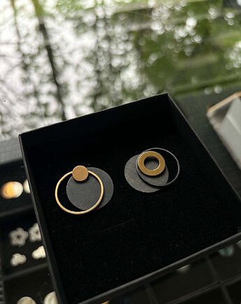 Kolczyki RING unikatowy zestaw, Marta jewelry