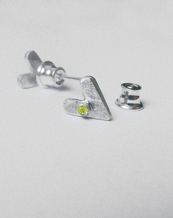 Kolczyki srebrne SERDUSZKO, Katarzyna Kaminska ART