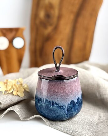 Cukiernica Pojemnik na cukier Cukierniczka, Ceramika Tyka