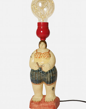 Lampa stołowa SHE  Inkbody, lampa do sypialnu do salonu, dekoracyjne, Ceramika Nastawka
