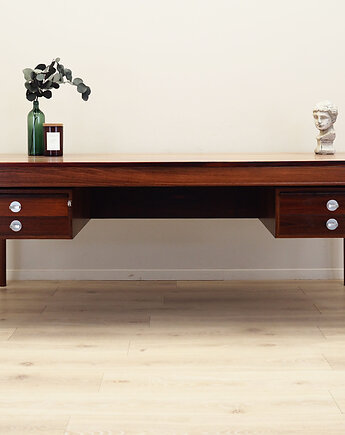 Biurko palisandrowe Diplomate, lata 70, Finn Juhl, producent: France & Son, Przetwory design