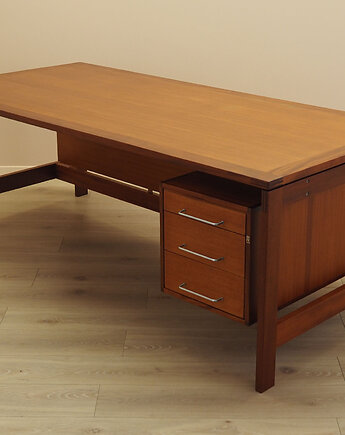 Biurko tekowe Jensen & Valeur, Munch, Dania, lata 60., Przetwory design