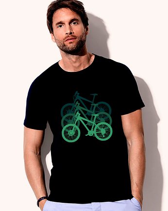 Koszulka organiczna z nadrukiem Bike, ART ORGANIC