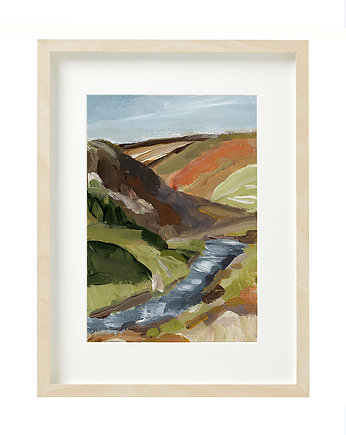 ORYGINAŁ 10 x 15 cm - Pejzaż No.35, Gosia Sendlewska