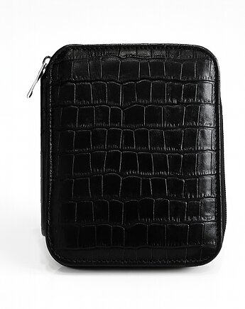 Etui na 7 piór lub długopisów do 12 cm długości - czarne, Lamato