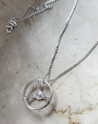 KIEROWNICA- naszyjnik męski srebro, ISSI Jewelry