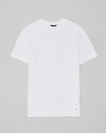 T-shirt męski baragiano biały, OSOBY - Prezent dla taty