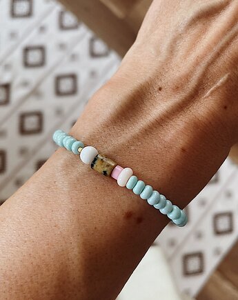 Bransoletka na gumce  NOMAD BLUE