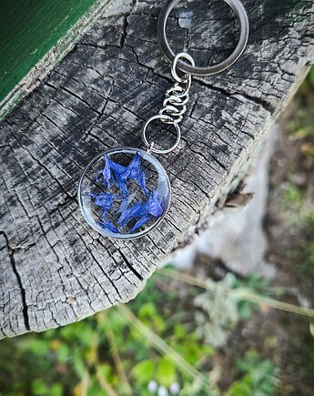 Breloczek z chabrami, Figa handmade accessories