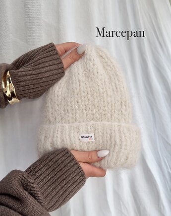 Puszysta czapka Cloud wełna merino alpaka *marcepan*, GANGSTA KNIT