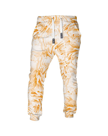 DR.CROW Spodnie Fullprint Peonies Orange, DrCrow