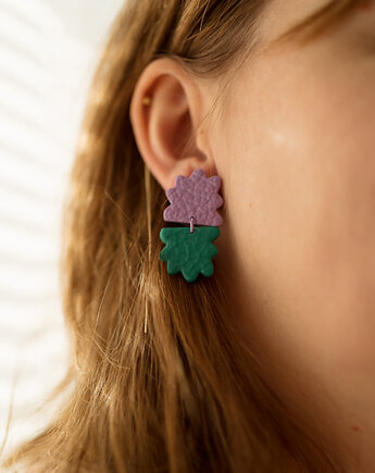 Dwukolorowe sztyfty z fakturą, Dwie Gliny