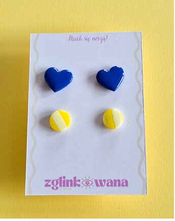 Zestaw kolczyków FESTA, Zglinkowana