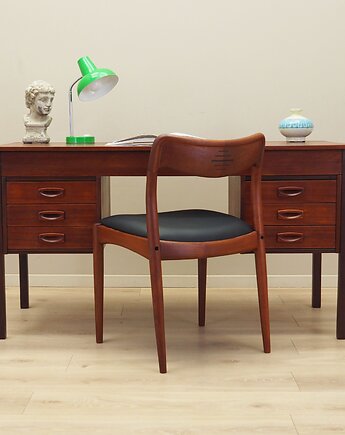 Krzesło tekowe, duński design, lata 60,  Uldum, Johannes Andersen, Przetwory design