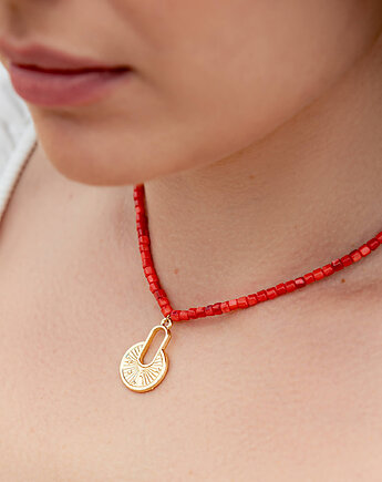 Naszyjnik z koralu, baj.KA