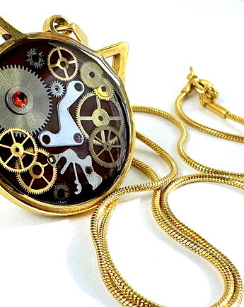 WISIOR - kotek czekoladowy I (złoty), DROBINY CZASU