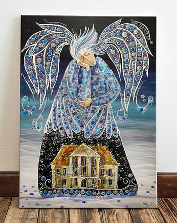 Łomnica. Dom wdowy. Pieśń kołysanki. Giclee, 4mara Marina Czajkowska