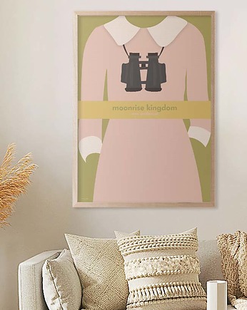 Kochankowie z Księżyca  - plakat - Moonrise Kingdom, minimalmill