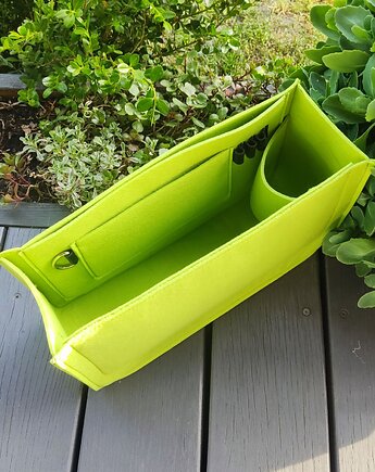 Organizer z filcu - JASNY ZIELONY wkład do torebki, Beltrani