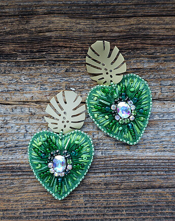 Kolczyki Monsterowe serce, Mró Soutache