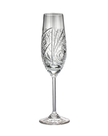 LIDA KRYSZTAŁOWE KIELISZKI DO SZAMPANA 6 SZTUK, Niemen Crystal