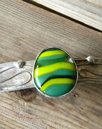 zielone jajo  - klamra, Beata Trotter