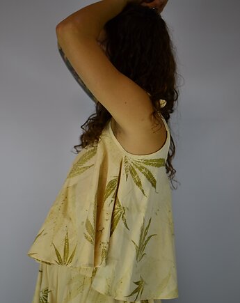 Barwiona Roślinami Bluzka "Oddech Natury", Zielekada