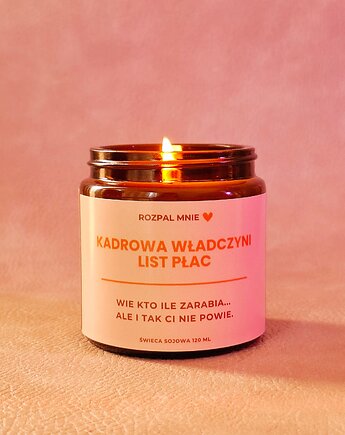 Świeca sojowa dla Kadrowej, SOy