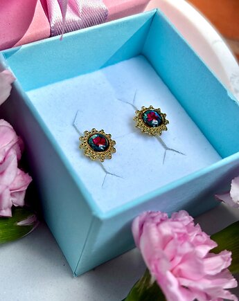 Kolczyki słoneczka, Frant Art Jewellery