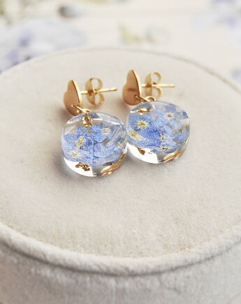 Kolczyki wiszące z niezapominajkami, Colie