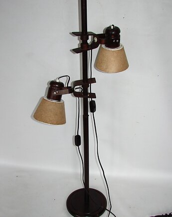 Lampa podłogowa, Szwecja GB Solbackens Svarveri, lata 70, Relikt design