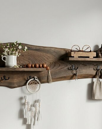 Wieszak ścienny stary dąb, Ohwood manufaktura