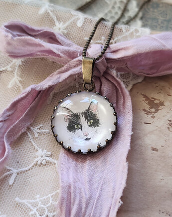 Portret kota, personalizowany prezent, atelier Brocante