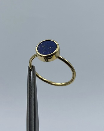 Pierścionek GEM - Lapis Lazuli pozłacany, Mystic Brew