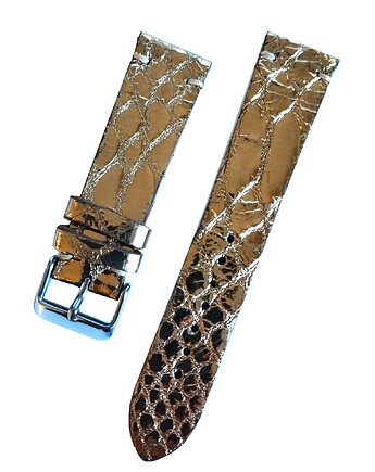 Pasek do zegarka  rozm: 20mm złoty krokodyl, Lamato