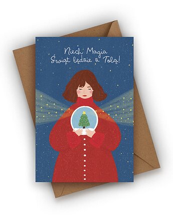 Kartka świąteczna- Niech Magia Świąt będzie z Tobą!, Czarna Owca Karteczki