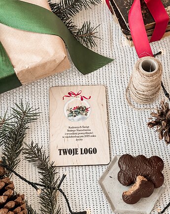 Motyw 8 - Świąteczna kartka z Twoim logo, Winietka dekoruje