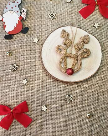 Bombka na choinkę - Renifer, Włóczkopis